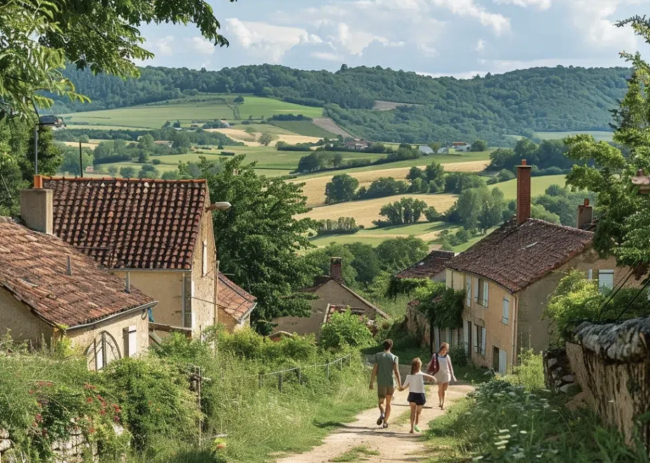 Jeunes à la campagne
